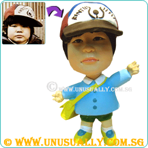Custom 3D Caricature Kindergarten Boy Figurine